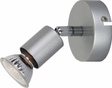 ACA Σποτ Μεταλλικό 'Trinity' Ασημί GU10 8Χ8cm MC634SL1