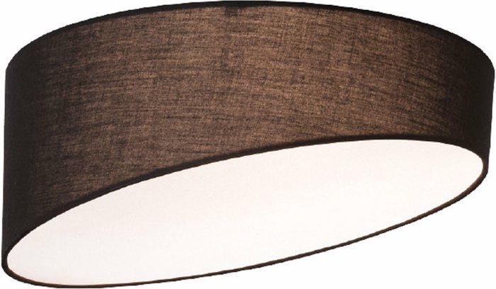 ACA 3Foti Plafonieria Orofis Metalliki/ufasmatini/Akruliki 'Pablo' Mavro E27 40X18cm AD8030BK