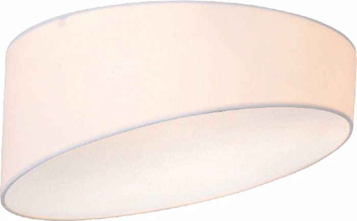 ACA 3Foti Plafonieria Orofis Metalliki/ufasmatini/Akruliki 'Pablo' Lefko E27 40X18cm AD8030WH