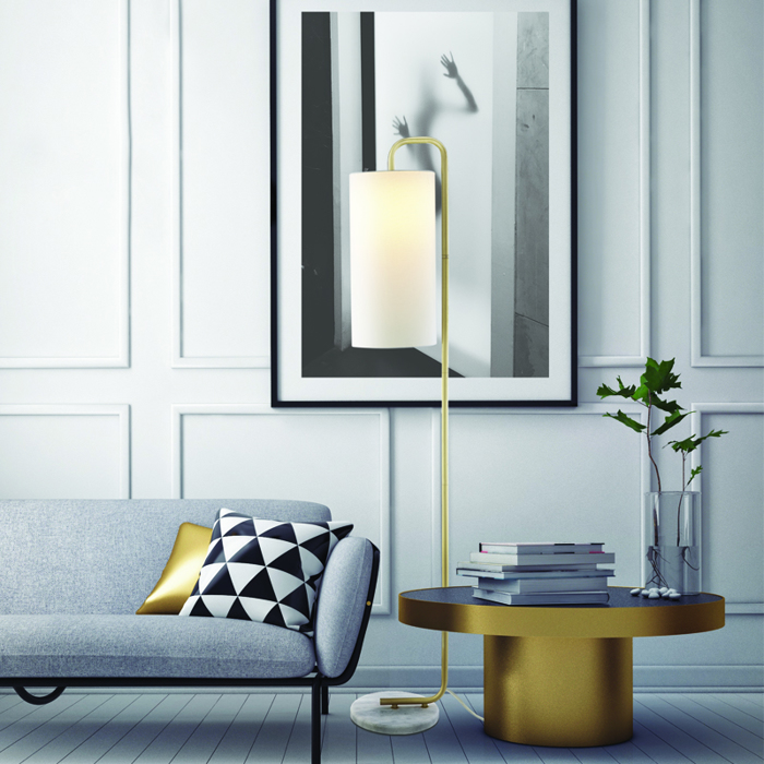 ACA Epidapedio Fotistiko Metalliko/ufasmatino Lefko/Xruso E27 27x159.3cm ML121811F