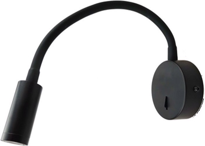 ACA Spot Metalliko 'ALIS' Mavro LED F8X36cm SF1501LEDB