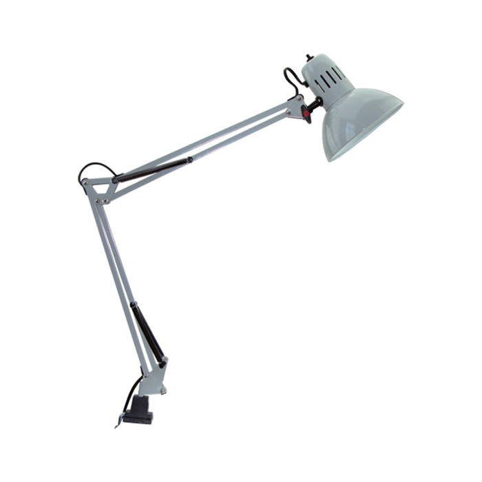 ACA Portatif 'PENNA' Metalliko Ggri me Sfiggtira E27 F16.5x72cm SF606BG