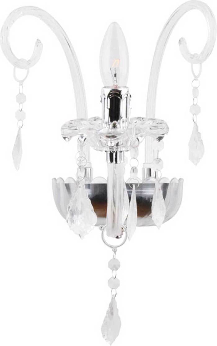 ACA Aplika Toixou 'GIZA' Akruliko/Metallo Diafano/Xromio E14 34X27X42ek SF633121W