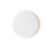 ACA Fotistiko Toixou-Orofis 'ECLIPSE' MDF/Metalliko Lefko F14x3.8cm LED Thermo Lefko ZM1705LEDWW