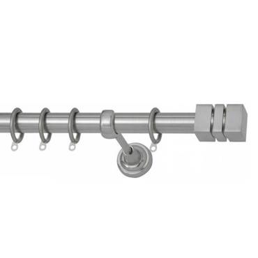 Κουρτινόξυλο φ25 inox spy.Tetragono