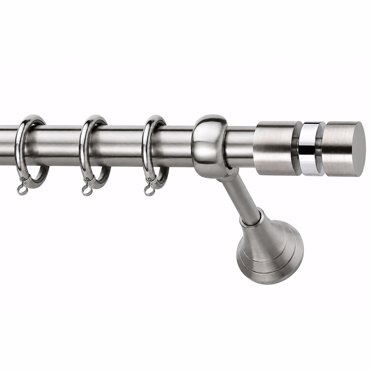 Κουρτινόξυλο φ25 inox Δήλος