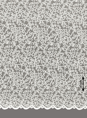 Ύφασμα Διάφανο Δαντελένιο 'Ornella' με Κεντητό Σχέδιο σε 5 Αποχρώσεις