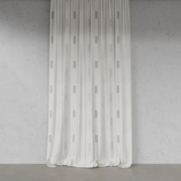 Ύφασμα Γάζα 'Pilgril' με Μοντέρνο Μοτίβο