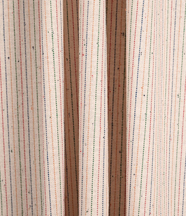 Ύφασμα Λονέτα 'Memo' με Ριγέ Πολύχρωμο Σχέδιο