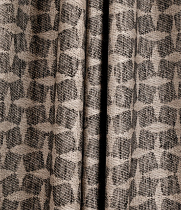 Ύφασμα Ζακάρ 'Odelin' με Γεωμετρικό Σχέδιο σε Διάφορες Αποχρώσεις