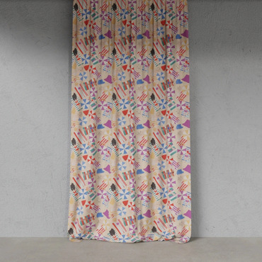 Ύφασμα 'Tropicana' με Καλοκαιρινό Σχέδιο 285cm