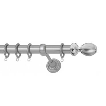 Κουρτινόξυλο Φ25 Inox spy.Egg