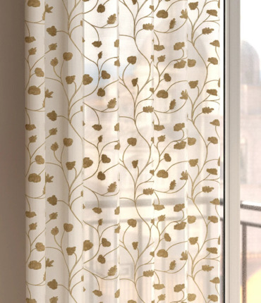 Ύφασμα Κεντητό 'Anelia' με σχέδιο Λουλούδια σε 4 Αποχρώσεις