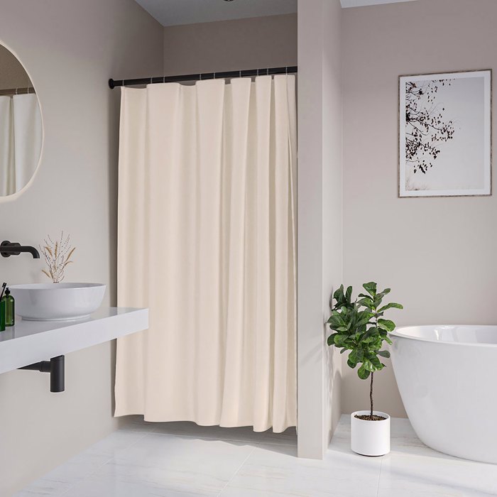 Sealskin Cosima 180x200 salmon kourtina baniou plastiki 800641