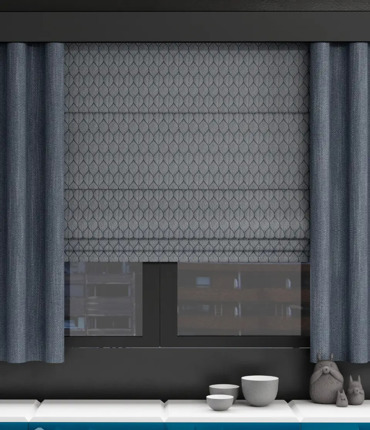 Ύφασμα Ζακάρ 'Flank' με Μοντέρνο Σχέδιο διαθέσιμο σε 6 Αποχρώσεις