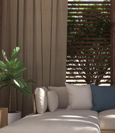 Ύφασμα Εξωτερικού Χώρου Μονόχρωμο 'Golf' (155cm) διαθέσιμο σε 17 Αποχρώσεις