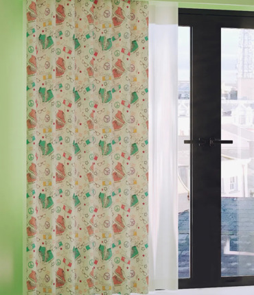 Ύφασμα 'Halligalli' με Μοντέρνο Νεανικό Σχέδιο διαθέσιμο σε 4 Αποχρώσεις