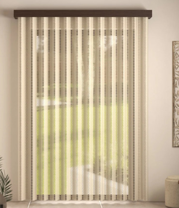 Ύφασμα Ημιδιάφανο 'Hip Hop' με Κεντητό Διάτρητο Μοτίβο σε 3 Αποχρώσεις