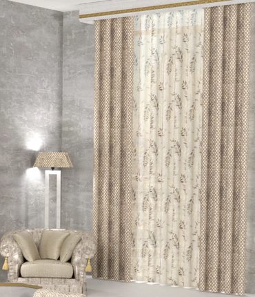 Ύφασμα με Γεωμετρικό Μοτίβο 'Macey' (140cm)