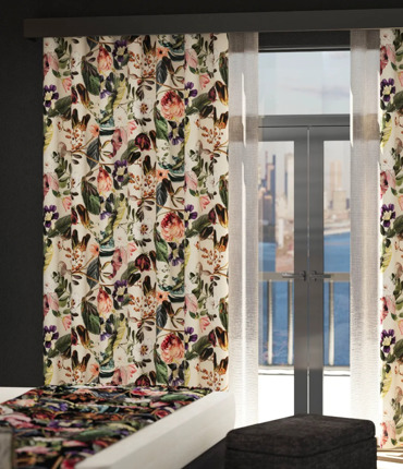 Ύφασμα Εμπριμέ 'Nectar' διαθέσιμο σε 2 Αποχρώσεις