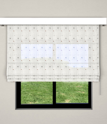 Ύφασμα Κεντητό με Πουά Σχέδιο 'Pan-Pan' διαθέσιμο σε 3 Αποχρώσεις