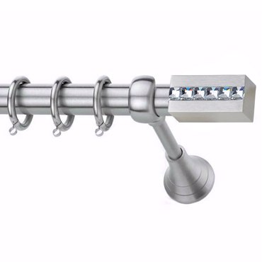 Κουρτινόξυλο Φ25 Venice Strass