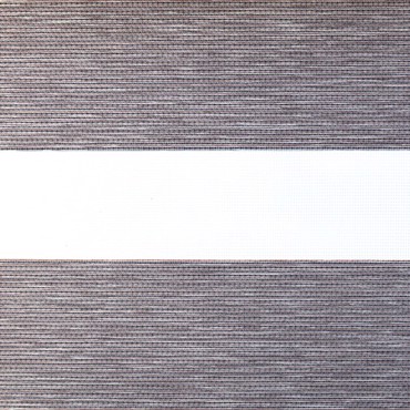 Anartisi Double Ρόλερ Ρυθμιζόμενης Σκίασης 'Zebra' ZK60 Καφέ Σκούρο/Ανοιχτό Π92xΥ250cm