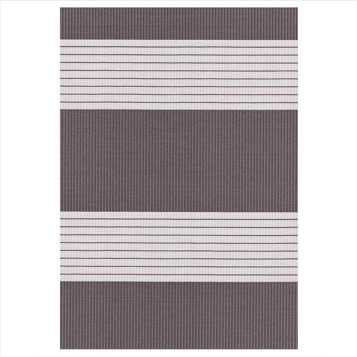Anartisi Double Roler Ruthmizomenis Skiasis 'Zebra' ZS115 Kafe/Ggri P187xu147cm