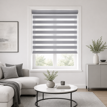 MRShome Double Ρόλερ Ρυθμιζόμενης Σκίασης 120x230cm Γκρι