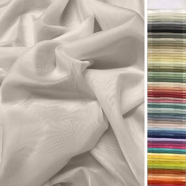 Ύφασμα Βουάλ Σατινέ 'Quiz' διαθέσιμο σε Διάφορες Αποχρώσεις