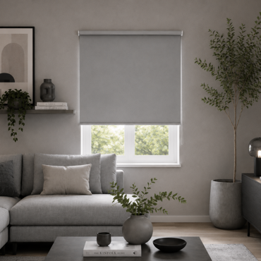 MRShome Ρόλερ Μερικής Σκίασης 80x230cm Γκρι
