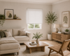 MRShome Roler Merikis Skiasis 100x230cm Off-White