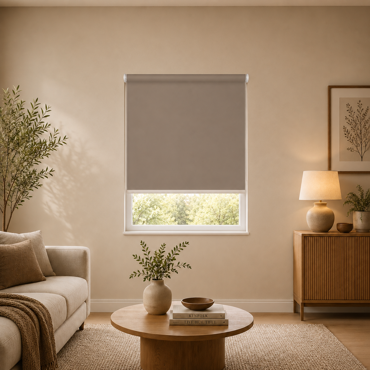 MRShome Ρόλερ Μερικής Σκίασης 140x230cm Καφέ