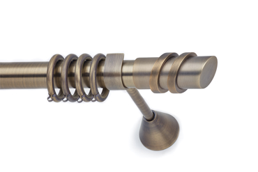 Anartisi Κουρτινόξυλο Φ35 S12 Αντικέ Μπρονζέ