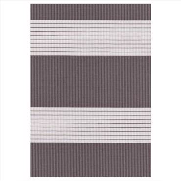 ZS115 Double Ρόλερ Ρυθμιζόμενης Σκίασης 'Zebra' Γκρι-Καφέ