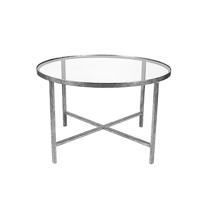 Art et Lumiere TRAPEZI SALONIOu METALLIKO ASIMI ME DIAFANO GALI F80X55EK 10382