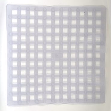 Dimitracas Αντιολισθητικό Ταπέτο Ντουζιέρας Square Διάφανο 54x55cm 00093.002