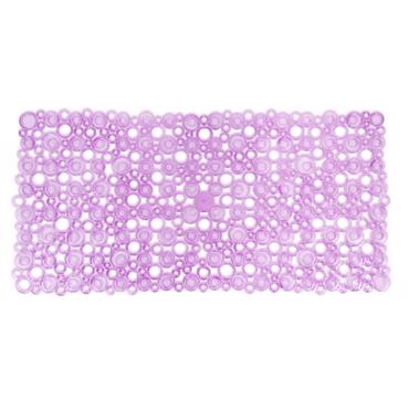 Dimitracas Αντιολισθητικό Ταπέτο Μπανιέρας Rings Διάφανο Φούξια 35x71cm 00273.007