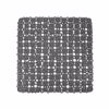 Dimitracas Antiolisthitiko Tapeto Ntouzieras Rings Diafano Mavro 54x54cm 00274.008