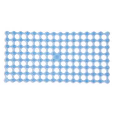 Dimitracas Αντιολισθητικό Ταπέτο Μπανιέρας Golf Διάφανο Σιέλ 34x68.5cm 00285.009