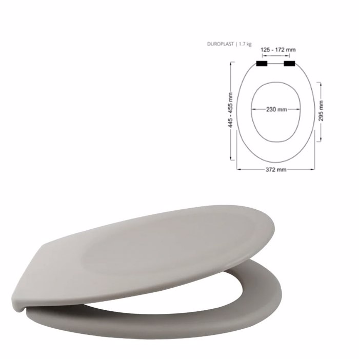 Dimitracas Kapaki Lekanis SPIRELLA Neela Duroplast Taupe 37x45cm 03666.001