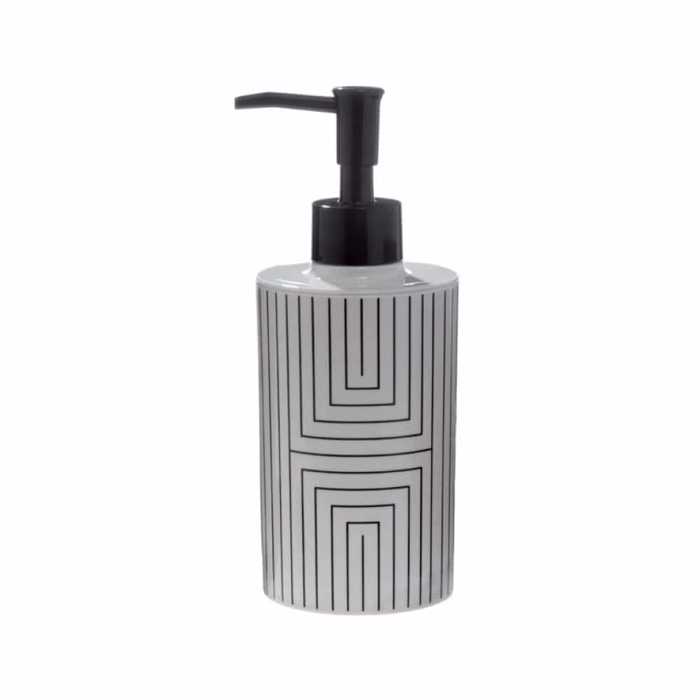 Dimitracas Dispenser SPIRELLA Graphic Plastiko Aspromavro F7.3x18.3cm 02728.001