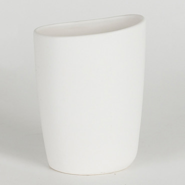 Dimitracas Ποτηροθήκη SPIRELLA Etna Κεραμική Λευκή Φ7x15cm 02668.001