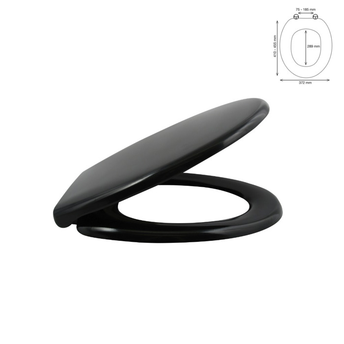 Dimitracas Kapaki Lekanis SPIRELLA Easy Clip Duroplast Mavro 37.2x45.5cm 03679.001
