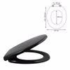 Dimitracas Kapaki Lekanis SPIRELLA Easy Clip Duroplast Mavro 37.2x45.5cm 03679.001