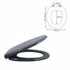 Dimitracas Kapaki Lekanis SPIRELLA Easy Clip Duroplast Anthraki 37.2x45.5cm 03679.002