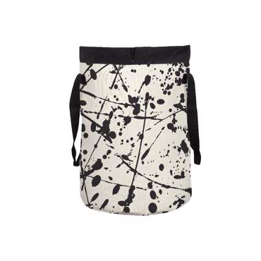 Dimitracas Καλάθι Απλύτων SPIRELLA Funwash Ασπρόμαυρο Polyester 75lt Φ40x60cm 05095.001