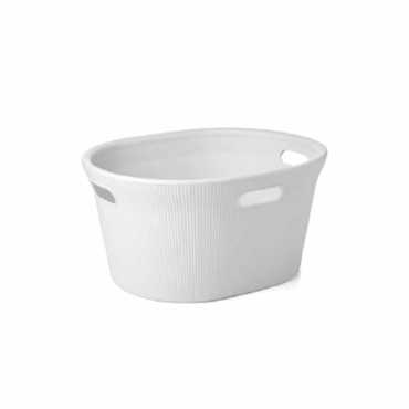 Dimitracas Λεκάνη Ρούχων TATAY Baobab Πλαστική Λευκή 52x42.5x26.5cm 06650.002