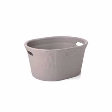 Dimitracas Λεκάνη Ρούχων TATAY Baobab Πλαστική Taupe 52x42.5x26.5cm 06650.004