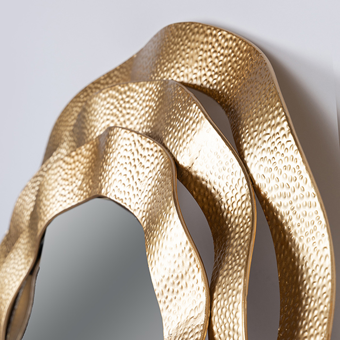 ESTHETI home Kathreptis Metallikos Xrusos F70x3.5cm 751-11049